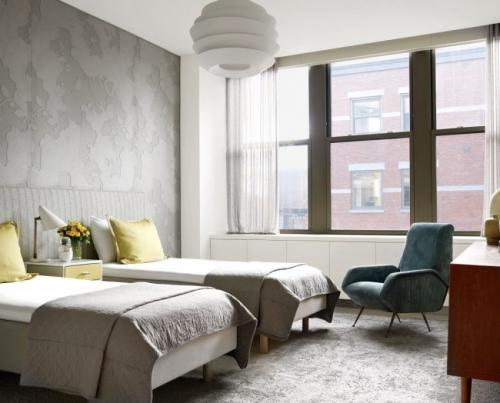 Спальня в серо зеленых тонах. Серая спальня – шикарные идеи дизайна и лучшие варианты украшения (100 фото)