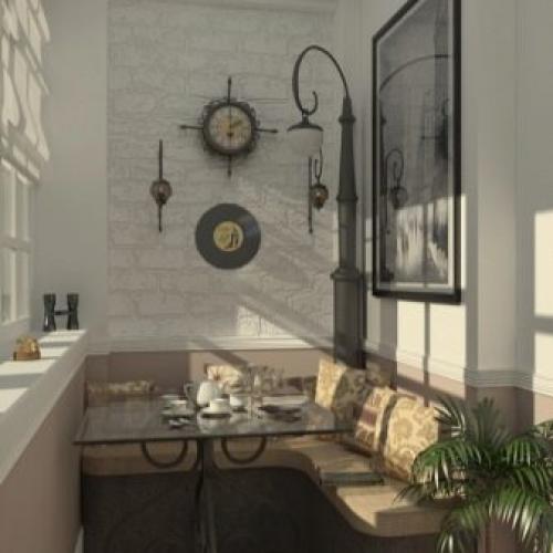 Лоджия в скандинавском стиле. Варианты офрмления балкона в различных стилях 02 Лоджия в скандинавском стиле. Варианты офрмления балкона в различных стилях 02