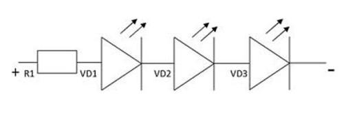 Светодиод 3 вольта характеристики. Самая простая гирлянда из светодиодов на 3 вольта