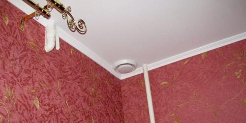 Вытяжка и натяжной потолок. Как сделать вытяжку в натяжном потолке