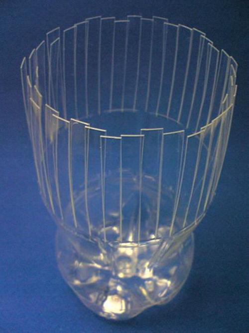 Простая ваза из пластиковой бутылки. Ваза из пластиковой бутылки