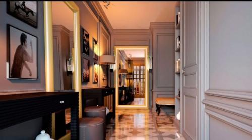 Дизайн коридора в панельном доме. Специальный дизайн для узкого коридора