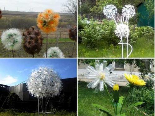 Как своими руками сделать цветы из пластиковых бутылок. Переходим к поделкам 07