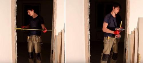 Коробка для дверей скрытого монтажа. Установка дверной коробки