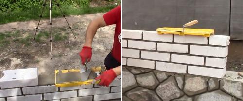 Шаблон для кладки кирпича чертеж. Приспособления для работы с раствором