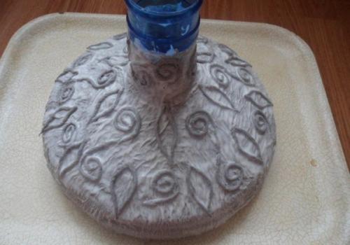 Простая ваза из пластиковой бутылки. Ваза из пластиковой бутылки