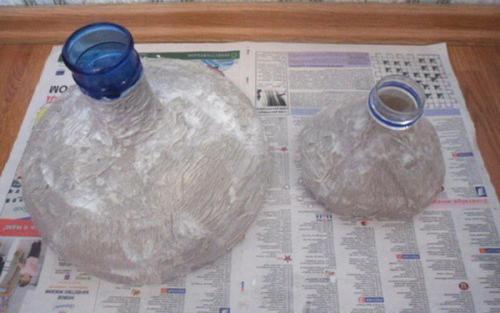 Простая ваза из пластиковой бутылки. Ваза из пластиковой бутылки