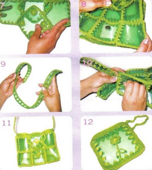 Сумка из пластиковых бутылок своими руками. Простая сумка из пластиковых бутылок