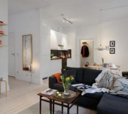 Расстановка мебели в однокомнатной квартире. Варианты расстановки мебели в однокомнатной квартире, советы дизайнеров 05 Расстановка мебели в однокомнатной квартире. Варианты расстановки мебели в однокомнатной квартире, советы дизайнеров 05