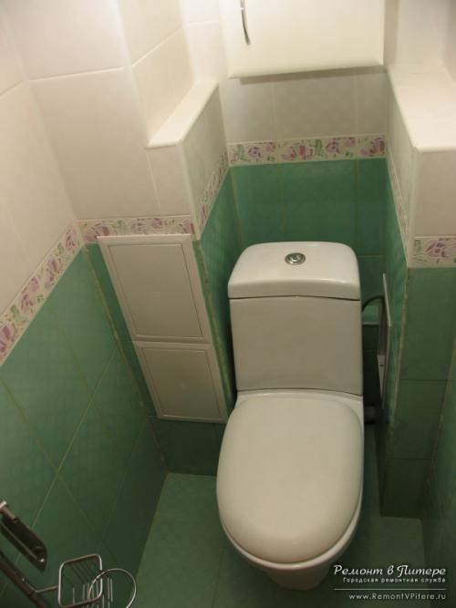 Как замаскировать люк в туалете. Короб для труб в туалете