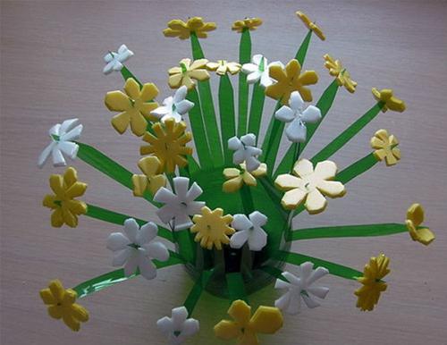 Простая ваза из пластиковой бутылки. Ваза из пластиковой бутылки