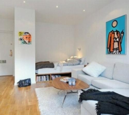 Расстановка мебели в однокомнатной квартире. Варианты расстановки мебели в однокомнатной квартире, советы дизайнеров 06 Расстановка мебели в однокомнатной квартире. Варианты расстановки мебели в однокомнатной квартире, советы дизайнеров 06