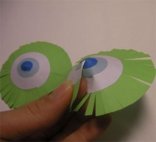 Поделка своими руками стрекоза. Объемная аппликация из цветной бумаги. Стрекоза