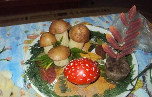 Осенняя поделка своими руками. Осенняя поделка из овощей и фруктов «Грибы». Пошаговый мастер класс