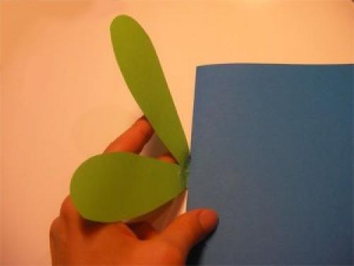 Поделка своими руками стрекоза. Объемная аппликация из цветной бумаги. Стрекоза