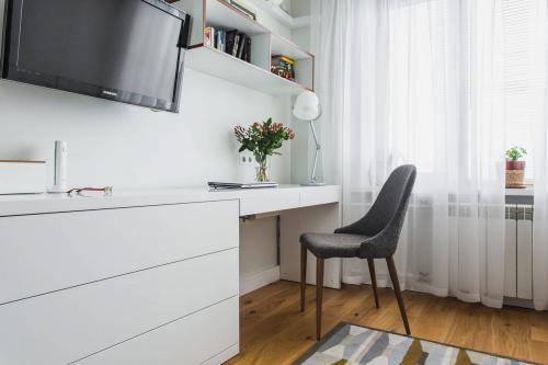 Дизайн однокомнатной квартиры для семьи с двумя детьми