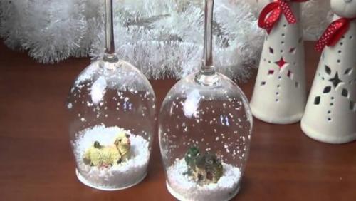 Подсвечник из перевернутого бокала. Подсвечники из бокалов своими руками