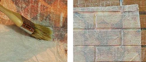 Имитация кирпичной стены из картона. Декор интерьера. Стены под кирпич своими руками из картонных коробок.