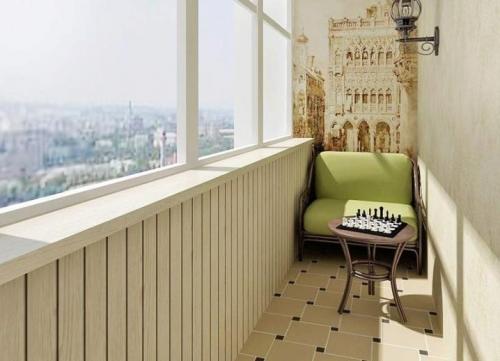 Обустройство балкона и лоджии. Варианты обустройства 19