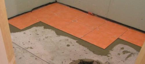 Плиточный пол в деревянном доме. Как правильно положить плитку на деревянный пол