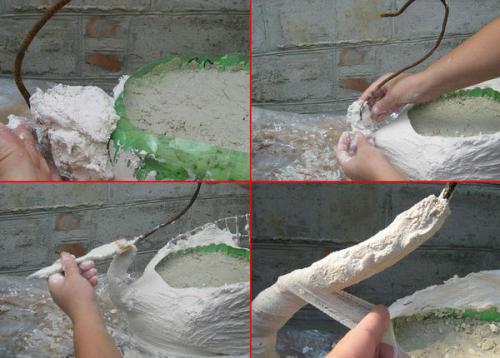 Лебеди из пластиковых бутылок – клумба для сада. Белый лебедь из пластиковой бутылки