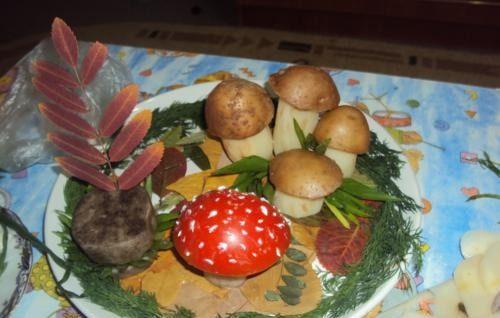 Осенняя поделка своими руками. Осенняя поделка из овощей и фруктов «Грибы». Пошаговый мастер класс