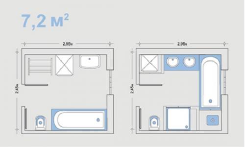 Санузел раздельный или совмещенный. Душевая кабина 07