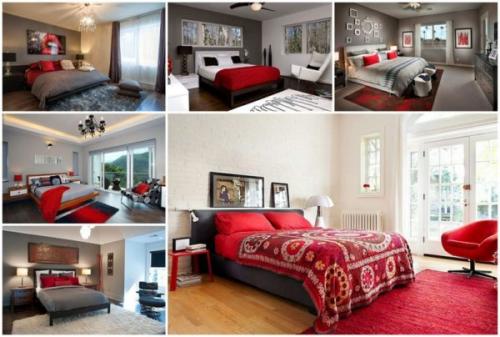 Красные акценты в интерьере. Яркие красные акценты в интерьере