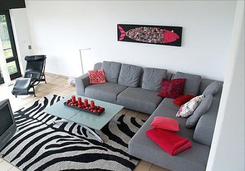 Красные акценты в интерьере. Яркие красные акценты в интерьере