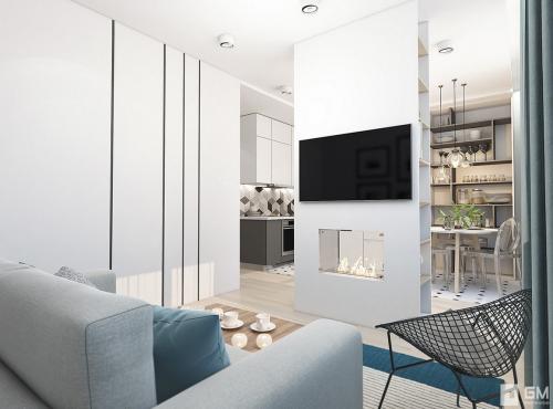 Маленькая квартира в скандинавском стиле. Неделя однушек: компактный дизайн квартиры в скандинавском стиле