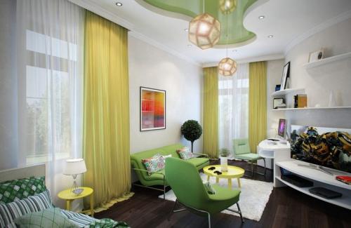 Дизайн детской комнаты с двумя окнами на разных стенах. Особенности дизайна детской