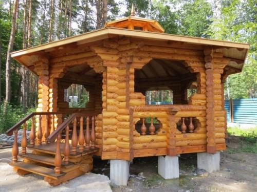 Беседки во дворе частного. Как выбрать тип конструкции беседки? 07