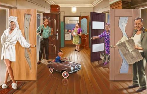 Как сделать из комнаты студию с санузлом. Осторожно! Как отдельная квартира превращается в несколько студий. Часть I.