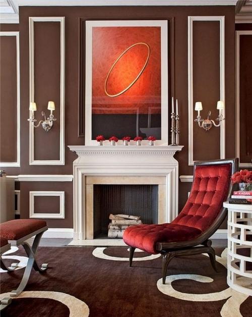 Сочетание цветов в интерьере коричневый. С какими цветами сочетается коричневый в интерьере