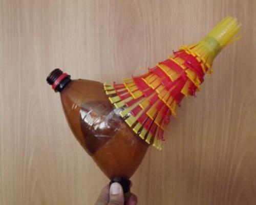 Петух из пластиковых бутылок. Несколько идей для изготовления петуха из пластиковой бутылки