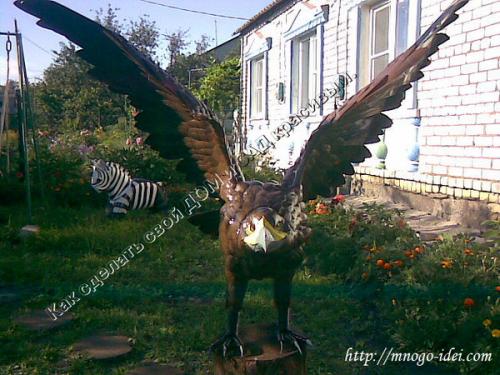 Орел из пластиковых бутылок пошаговая инструкция. 