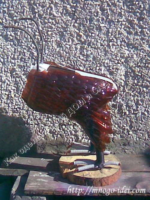 Орел из пластиковых бутылок пошаговая инструкция. 