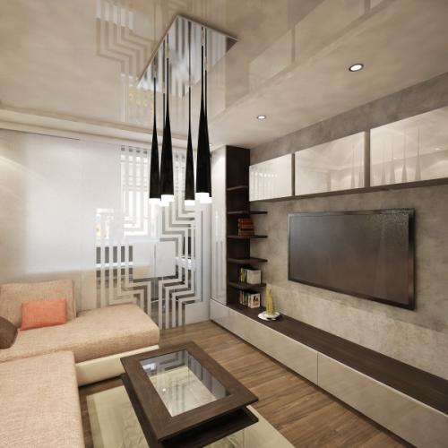 Идея для квартиры однокомнатной. Советы по выбору дизайна однокомнатной квартиры 08