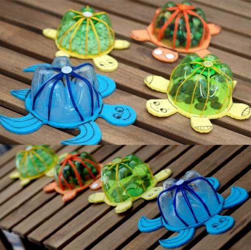 Черепаха из пластиковых бутылок. Как сделать черепаху из пластиковых бутылок своими руками. Инструкция+много фото