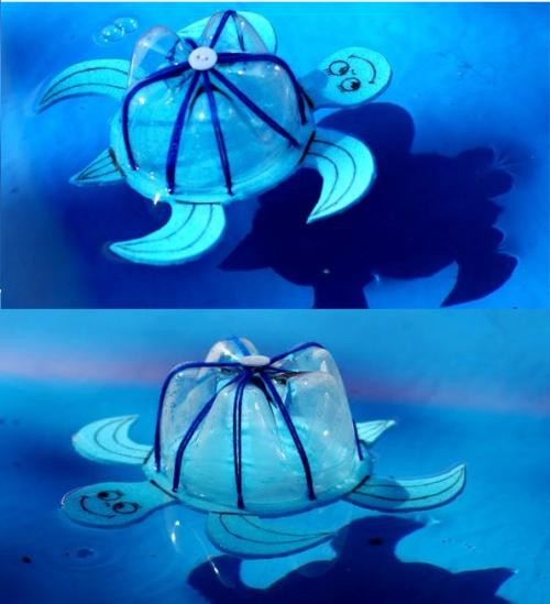 Черепаха из пластиковых бутылок. Как сделать черепаху из пластиковых бутылок своими руками. Инструкция+много фото