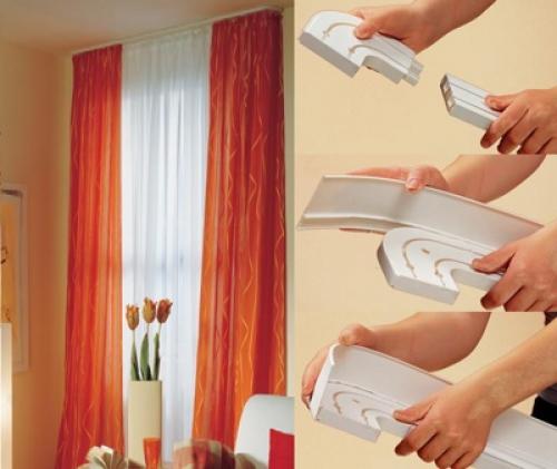 Потолочный карниз для штор, как выбрать. Формы и разнообразие карнизов 07 Потолочный карниз для штор, как выбрать. Формы и разнообразие карнизов 07