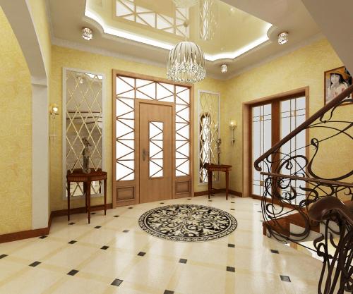 Дизайн коридора в частном доме своими руками. Освещение в холле