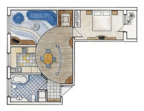 Планировка распашонка 3 комнатная. Перепланировка трёшки-распашонки 60 м в панельной хрущёвке: 5 схем (бесплатно)
