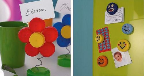 Панно из крышек пластиковых бутылок. Вернисаж поделок из пробок от пластиковых бутылок