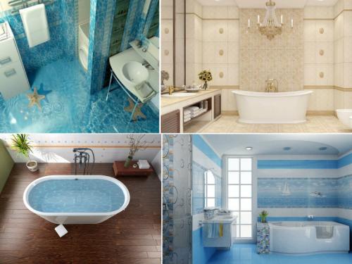 Чем застелить пол в ванной. Выбираем, чем покрыть пол в ванной: 5 предложений