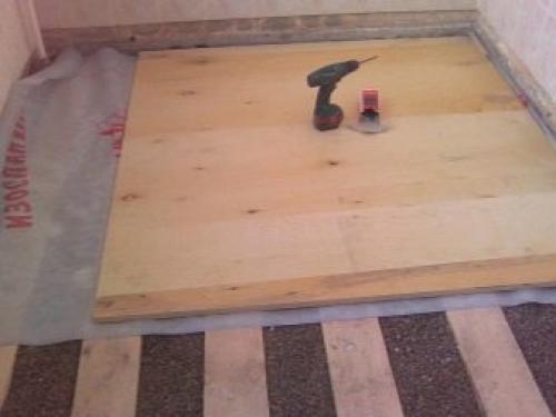 Настил полов из фанеры в квартире. Технология обустройства пола из фанеры 02