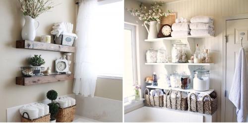 Хранение полотенец в ванной. Отражение элегантности 13