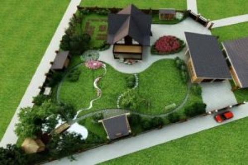 Планировка узкого длинного участка 10 соток. Влияние формы участка на планировочное решение