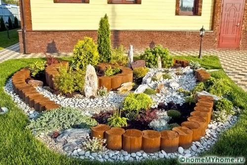 Клумба во дворе своими руками. Разновидности клумб