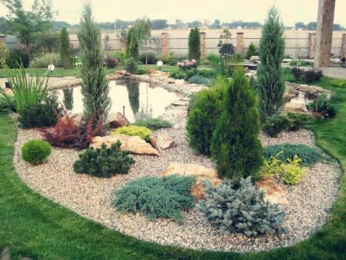 Клумбы своими руками из кирпича шифера камней. Как сделать клумбу из камней